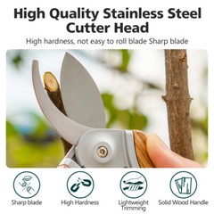 Garden Pruning Shears Pruning Scissors Garden Clippers for Trimming Rose Bonsai