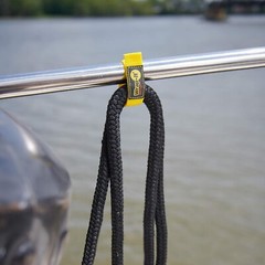Hook and Loop Strap 12″ Yellow Wrap-It Storage for Boat Rope, Hose, Cable & more