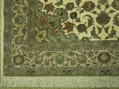 6.2 x 8.11 Authentic Perrsian Tabriiz Carpet Handmade Irran 499 KPSI #PIX-18062