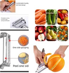 Stainless Steel Potato Peeler Vegetable Grater Fruit Slicer Carrot Cutter Tools