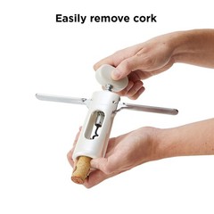 Rabbit Premium Wine Wing Corkscrew Opener 2.36 x 1.97 x 7.68 IN, Pearl