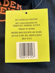 Trader Joe’s Mini Canvas Bag Halloween Or Anytime New With Tag 13”