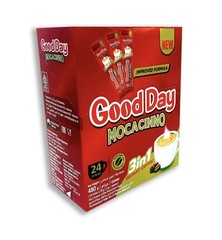 Good Day Mochaccino 3-in-1-Instant Coffee 24Sticks–Rich Mocacino Bliss in Sips