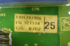 Genuine LG Washer Control Board EBR74798625 Same Day Shipping & 60 Days Warranty