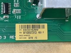 Whirlpool W11578565 Washer Control Board WTW4816HW W11603810. NO HOUSING.