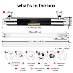 Geekpure Whole House UV 25W Water Filter System-3 UV Filter + 3 Quartz Sleeve
