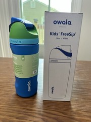 Owala Kids’ FreeSip water bottle 16oz blue and green new Color: Green Machine