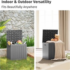 Compact 31 Gallon Waterproof Storage Bin for Outdoor Essentials – Easy Assembly