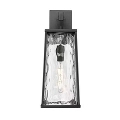 Dutton 19.75 In. 1-Light Powder Coated Black Transitional Outdoor Hardwired Wall