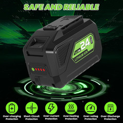 24V 12.0Ah Batteries Replacement for Greenworks 24V Battery Model 29842 29852