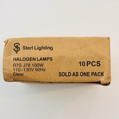 X10 J Type 100W J78 120V R7S Light Bulb Lamps Double Ended 110-130V 60Hz