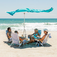 Solbello The Ultimate Wind-Driven® beach umbrella.