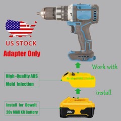 1 Adapter Upgrade for Hercules 20v Tools To DeWalt 20v MAX XR Batteries /BMS SYS