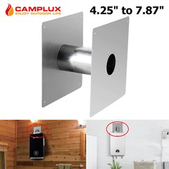 Camplux 2.36” Wall Thimble Adjustable Width for Water Heater Stove Replacement