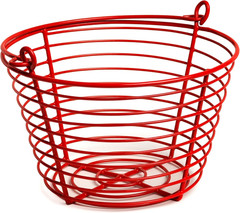 7.88 Inch Red Egg Basket 468