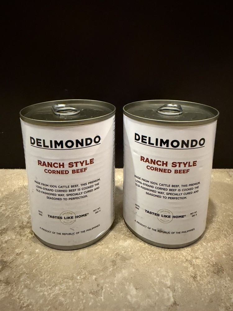Delimondo Ranch Style Corned Beef – Large Size 380g – 2 Pack – Free Shipping US