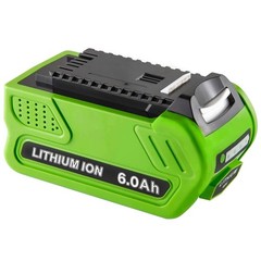 40V 6Ah For Greenworks G-MAX Lithium Battery 29472 29462 29252 20202 40 Volt