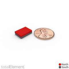 1/2 x 3/8 x 1/8 Inch Neodymium Rare Earth Block Magnets N52 (30 Pack)