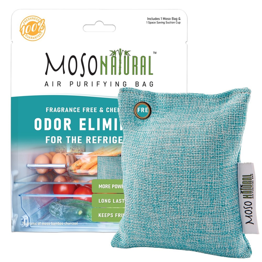 Moso Natural Fridge & Freezer Charcoal Odor Eliminator and Produce Freshener