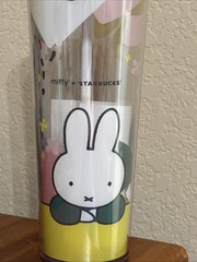 2026 Starbucks x Miffy 24oz Cold Cup Tumbler with Miffy Barista Topper.