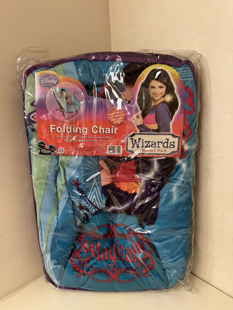 Disney Wizards Of Waverly Place Folding Chair 25in H x 19in W x 23in D