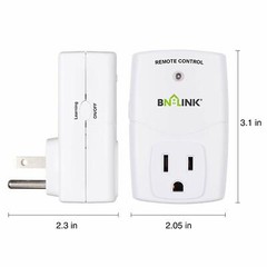 BN-LINK Mini Wireless Remote Control Outlet Switch Power Plug