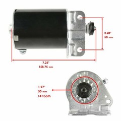 Starter for Briggs & Stratton 14.5 16 16.5 17 17.5 18 18.5 14 Teeth 593934 5777