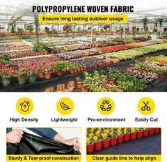 VEVOR 5’x 250′ Weed Barrier Landscape Fabric Ground Cover 5oz PP Dual Layer
