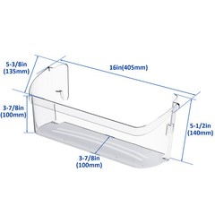 For FFSS2625TS0 FFSS2615TS0 242126602 Frigidaire Lower Door Shelf Bin