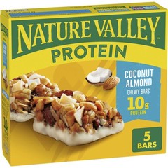 Nature Valley Protein Chewy Snack Bars, Coconut Almond, 5 5 Count (Pack of 1)