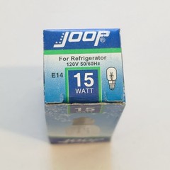 Glass Light Bulb 15W 120V E14 Base Refrigerator Freezer 50/60Hz MULTIPLE AVAIL