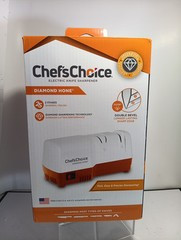Chef’s Choice Diamond Hone Electric Knife Sharpener D202 2 Stages Orange White