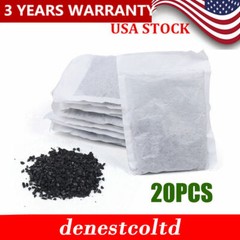 20 Pack Activated Carbon Charcoal Filter Bags Kit For Water Distiller Purifier