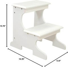 Bedside Stairs For High Beds Adults Two Step Stool Foot Steps Bed Ladder Wood