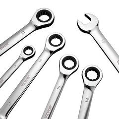 Combination Wrench Set 30 PCS SAE 1/4″ to 1″, Metric 8mm to 24mm Organizer Rack