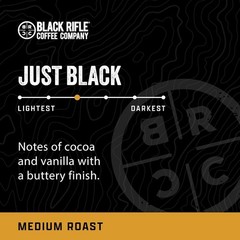 Black Rifle Just Black Medium Roast Keurig K-Cup Coffee Pods, 72ct.
