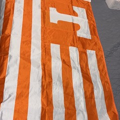 Tennessee Volunteers Orange & White Nylon Flag w/ Grommets 35 x 58 in
