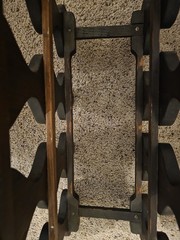 VTG MCM Sculptural Modernist Solid Wood Wine Rack Circa 1970s W/Makers Mark