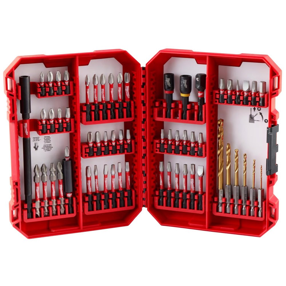 Milwaukee Shockwave Impact Duty Hex 10.3 in. L Drill and Driver Bit Set Alloy St