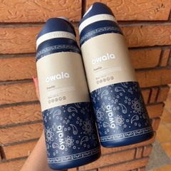 NEW Owala FreeSip Stainless Steel Bottle-32 Oz Sports & Leisure USA-Blue Stripes