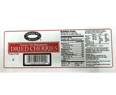 Traverse Bay Fruit Co Premium Tart Montmorency Dried Cherries 4 lbs