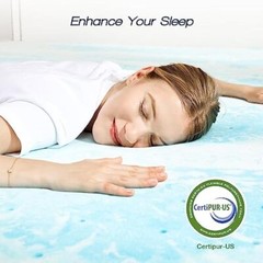 2 Inch Mattress Topper Twin King Full Queen Comfortable Memory Foam Bed Topper
