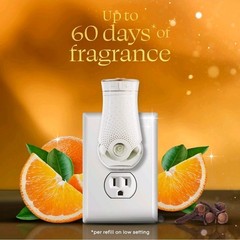 Glade PlugIns Refills Air Freshener, Orange Zest Clove, 5 Count