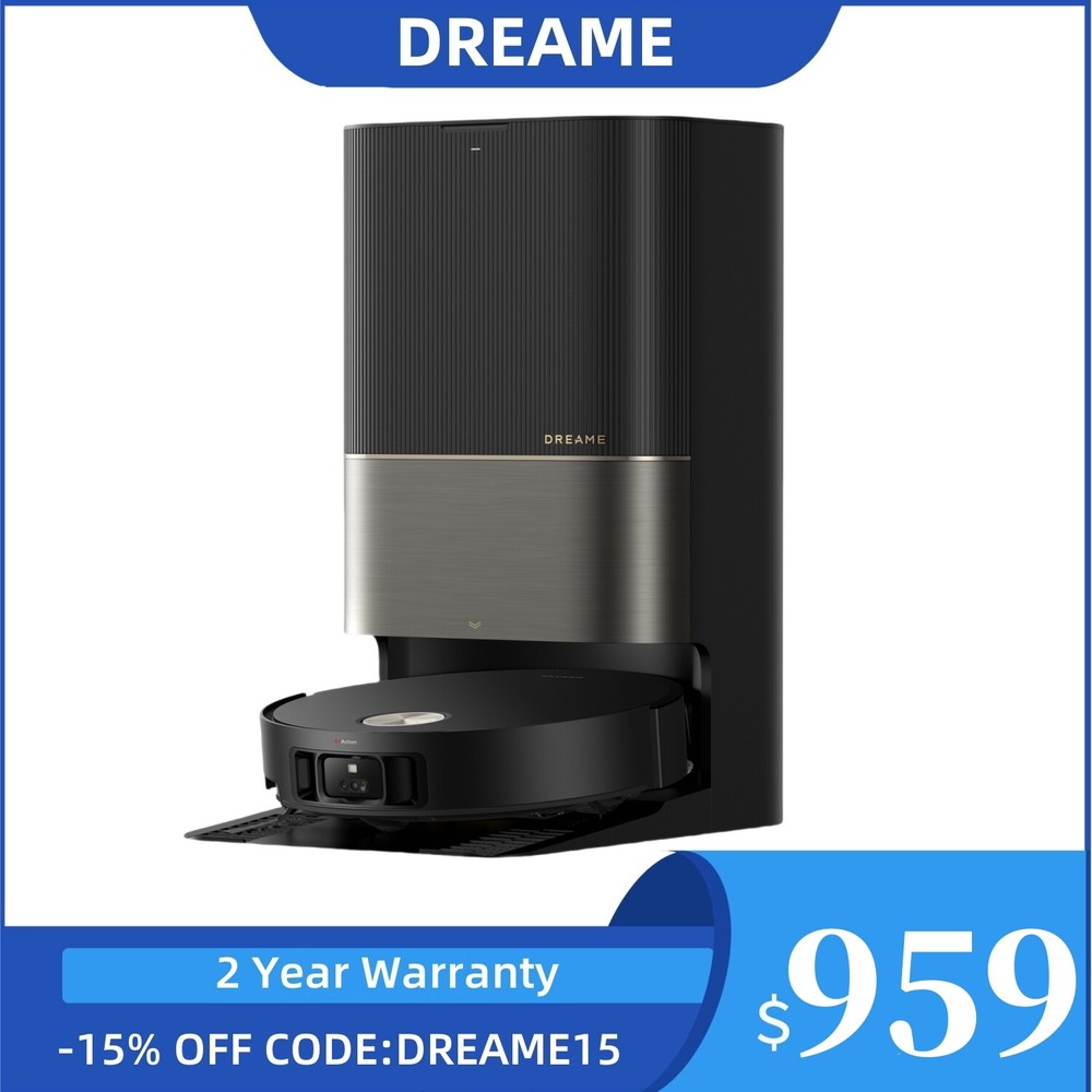 DREAME X50 Ultra Robot Vacuum and Mop 20,000Pa Suction Certified Refurbished