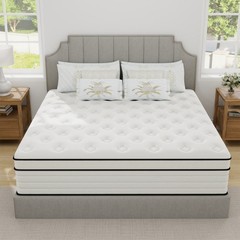 10″12″14″ Twin Full Queen King Size Mattress in a Box Hybrid Spring Memory Foam