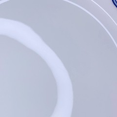 Hermes Paris Dessert Plate Chaine d’Ancre Porcelain Tableware Set of 2 with Box