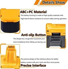 2PACK 18V For Dewalt 18 VOLT XRP Ni-MH 4.8Ah Battery DC9099 DC9096 DC9098 NEW