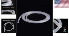 Versatile 9.84ft Durable Silicone Tubing – 1/16″ ID x 1/8″ OD for Industrial Use