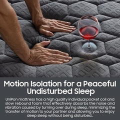 14 Inch Extra Firm Hybrid Mattress Queen Back Lumbar Hip Support