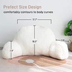 Reading Pillow for Kids/Teens/Adults, Bed Rest WedgeBackrest Pillows forSitting